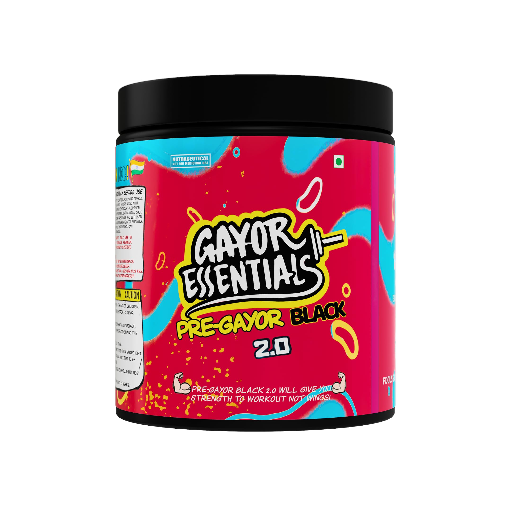 GAYOR ESSENTIALS Pre Gayor Powder Black 2.0 Advanced Pre Workout With 10G Citrulline Malate Enhances Focus Exercise Capacity No Unnecessary Ingredients 338G/26Scoops(Cranberry) (B0CKX6WN4Z) Amazon Price History, Amazon Price Tracker