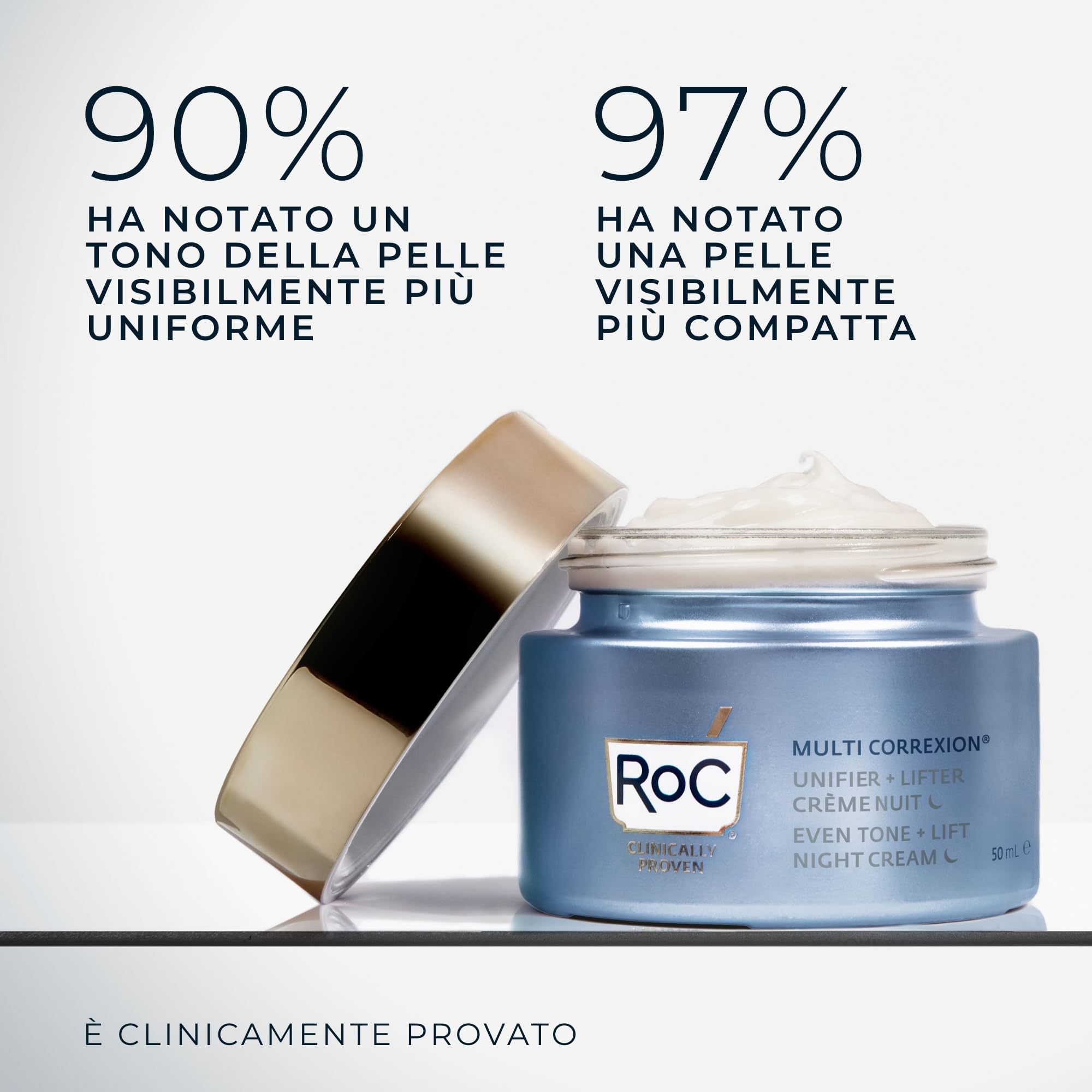 RoC Multi Correxion Crema Notte Antirughe Even Tone + Lift 50 ml
