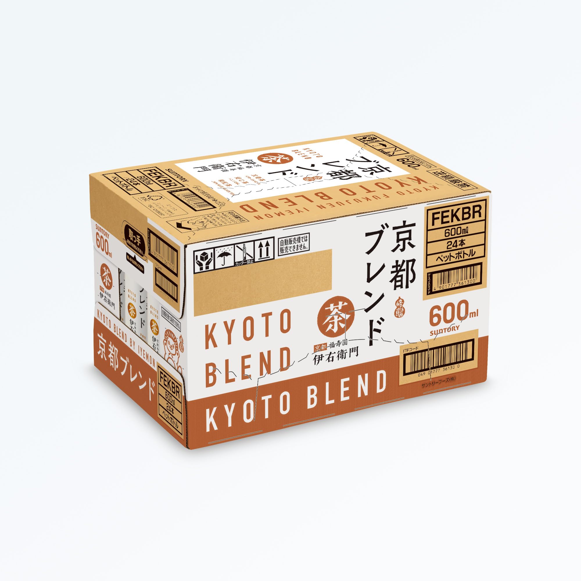 Amazon.co.jp: サントリー 伊右衛門 京都ブレンド お茶 600ml ×24本