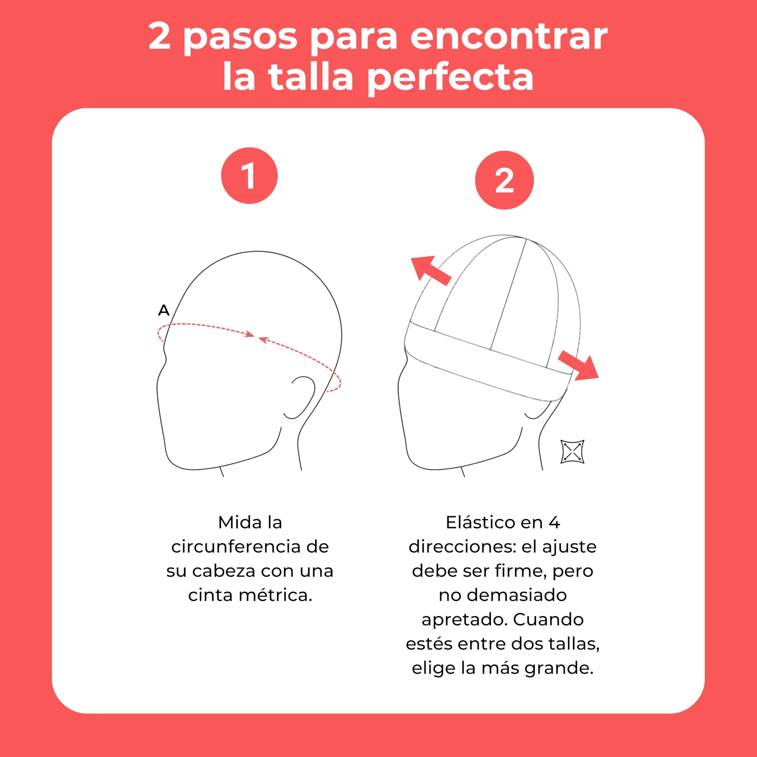 Ribcap Gorro para Dormir Kate | Casco Protector y Suave para la Noche