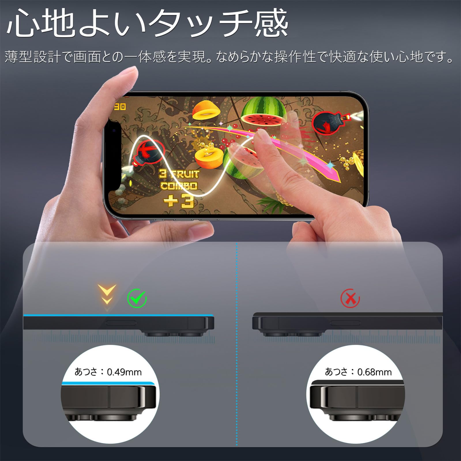 Amazon | 【MINIKA 360度フィルム / 2枚セット】 iPhone12 Pro max 用