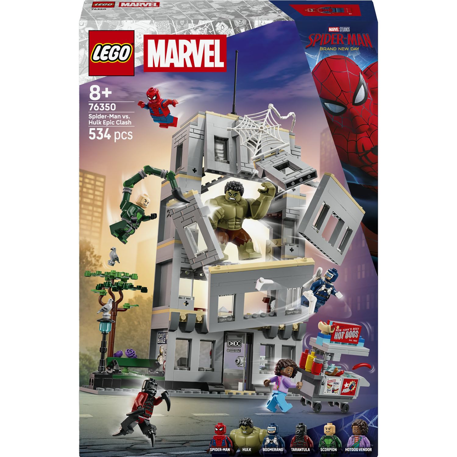 LEGO Marvel Spider-Man vs. Hulk Epic Clash 76350