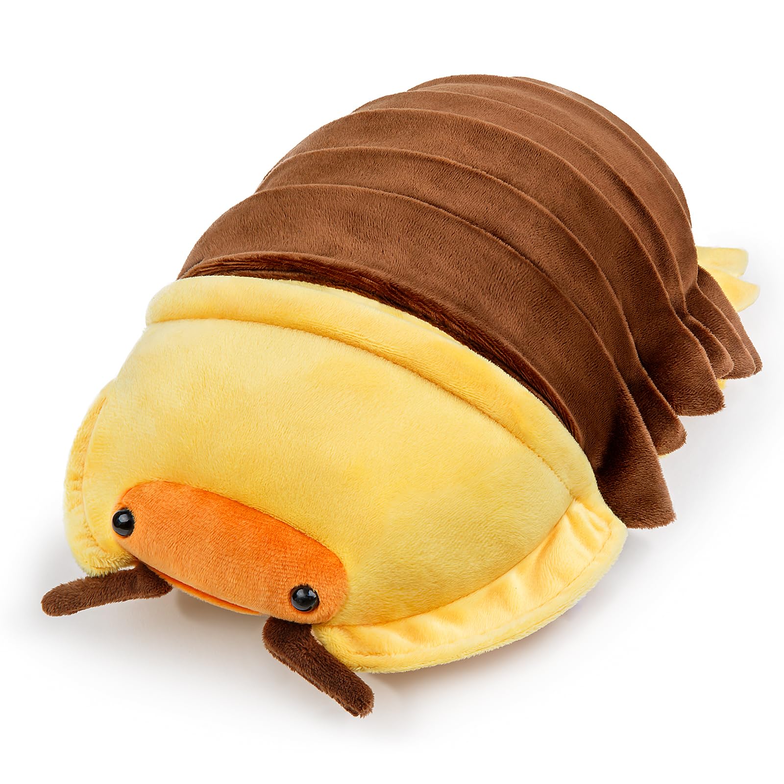 RLOMUTE 13 Inch Woodlice Plush Toy Pillworms Realistic Stuffed insect Animal Super Soft Cute Birthday Companions Bedroom Car Home Decor Gift for kids Boys Girls Toys for ages 1 2 3 4 5 6 — image 1