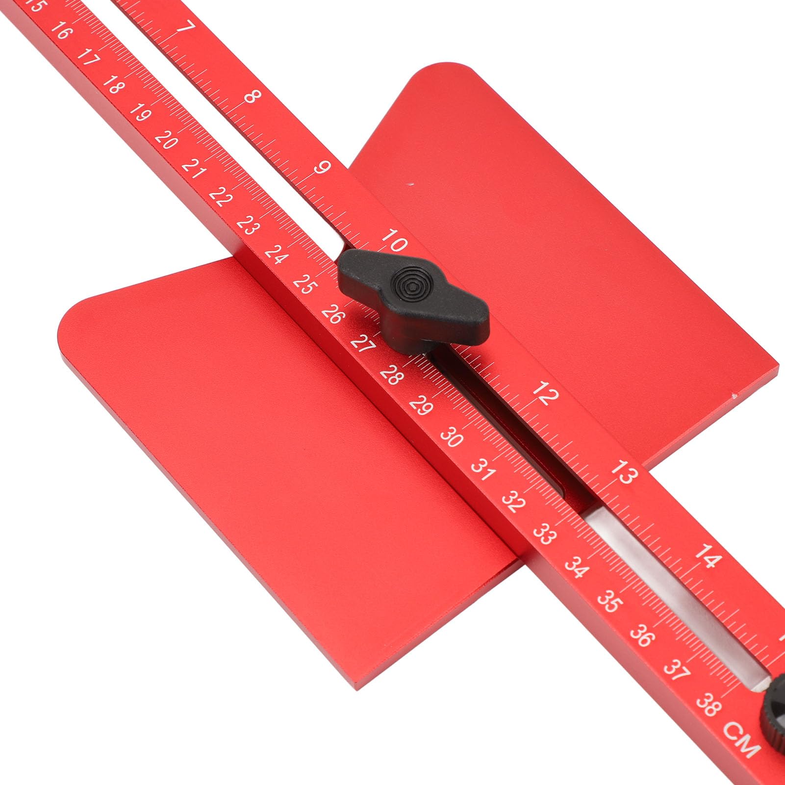 Focket per Fresare 4 in 1, Taglio di Cerchi, Scanalature e Rifilatura, | Staffa per fresatura del router in lega di alluminio, con base e scala rimovibili, per scanalatura e taglio circolare della