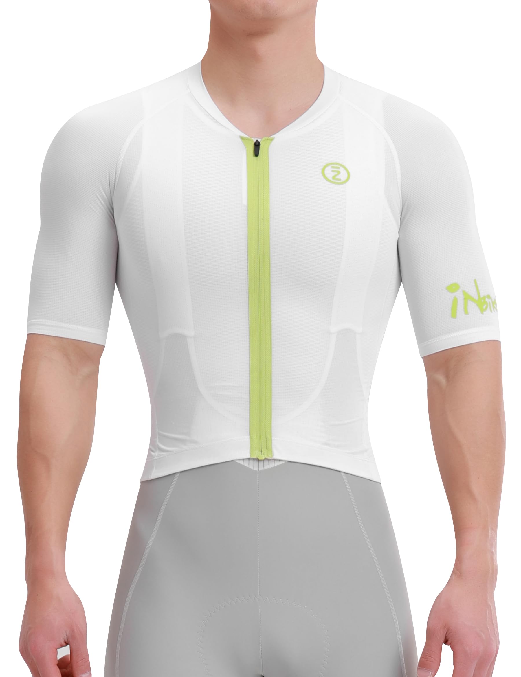 INBIKE Maglia Ciclismo Estiva Uomo Maglia MTB Uomo Maglia Bici con Maniche Corte Estivo Traspirante Asciugatura Rapida Magliette Mountain Bike