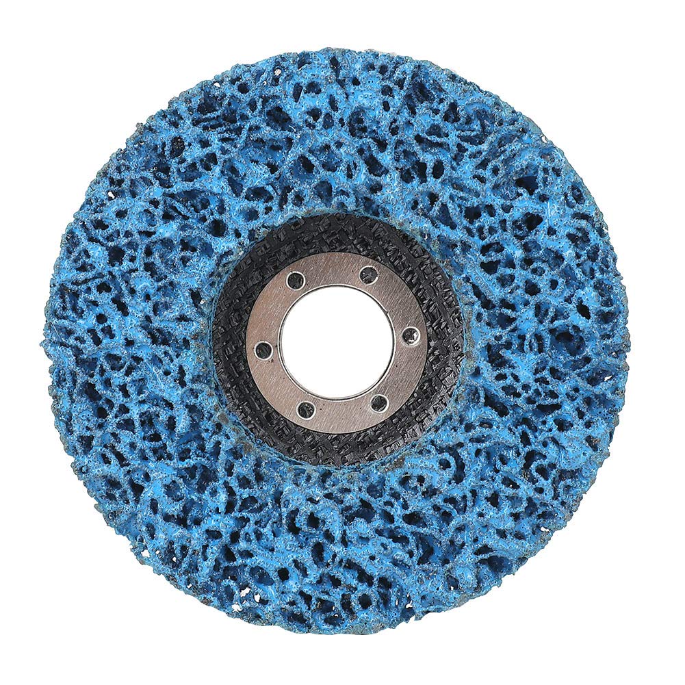 5pcs Poly Strip Abrasive Disc Rust Paint Remover Cleaning Grinding Wheel for Angle Grinder 100/115/125mm(100×14×22), Other abrasives