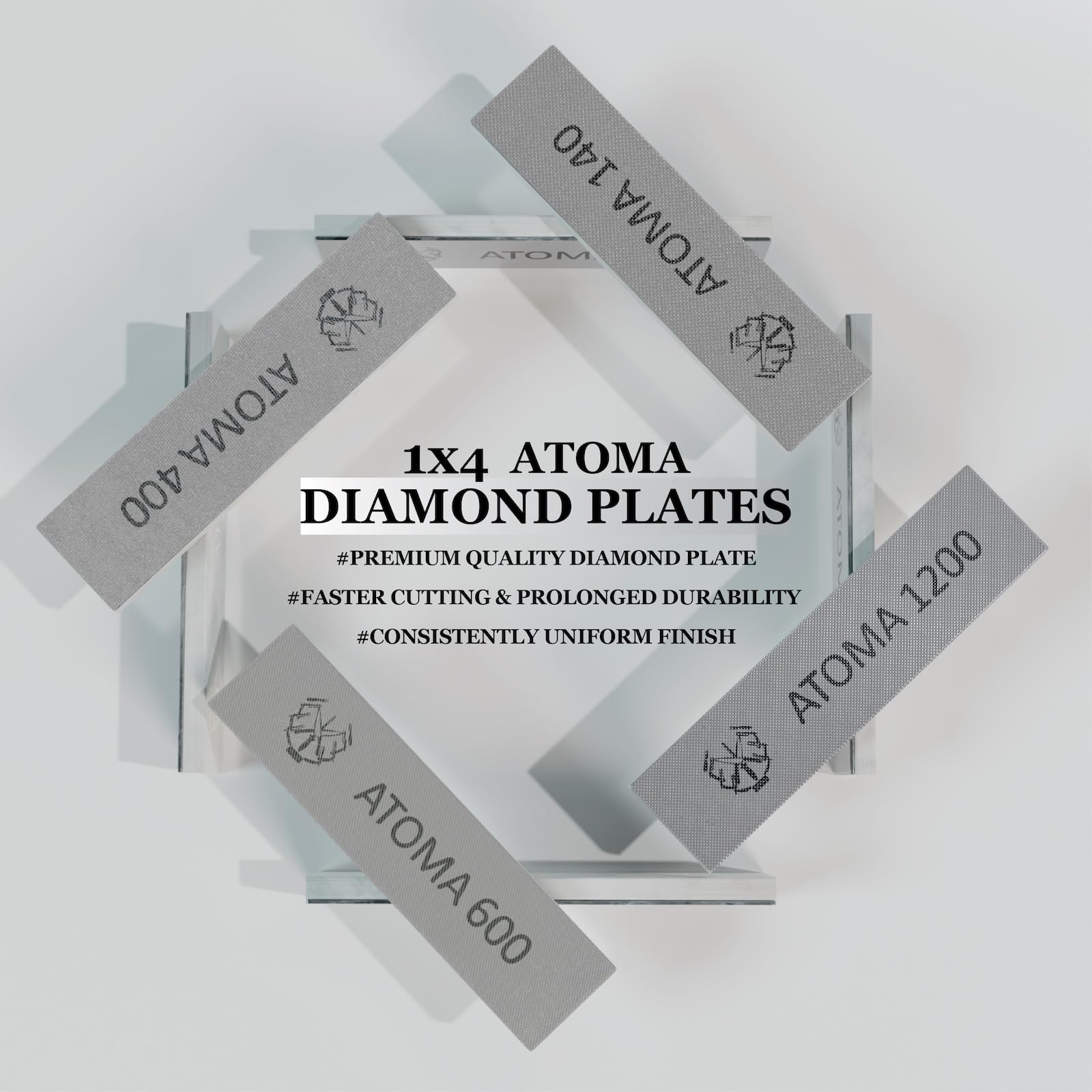 Amazon.com: 1x4 Atoma Diamond Plates 600 Grit-5mm thick aluminum