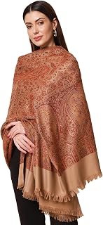 Pashmoda- Women's Faux Pashmina Jamawar Shawl, Wrap(SIZE: 40X80 Inches) Price In India