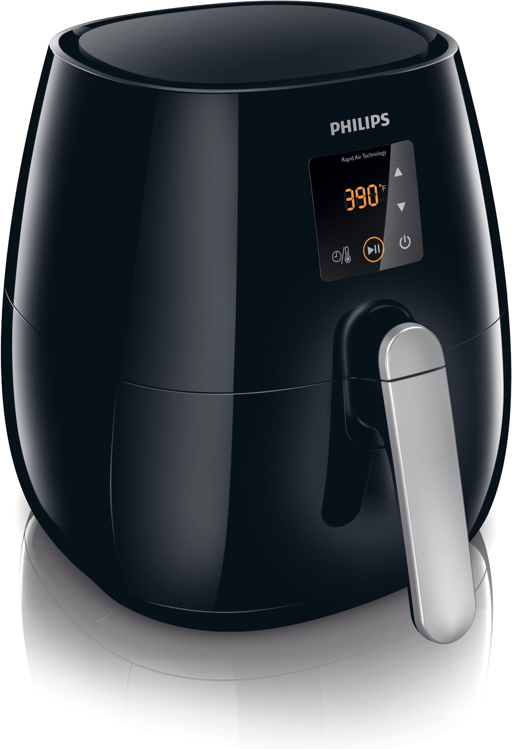 Philips Kitchen Appliances Philips Digital Airfryer, The Original Airfryer, Fry Healthy with 75% Less Fat, Black HD9230/26