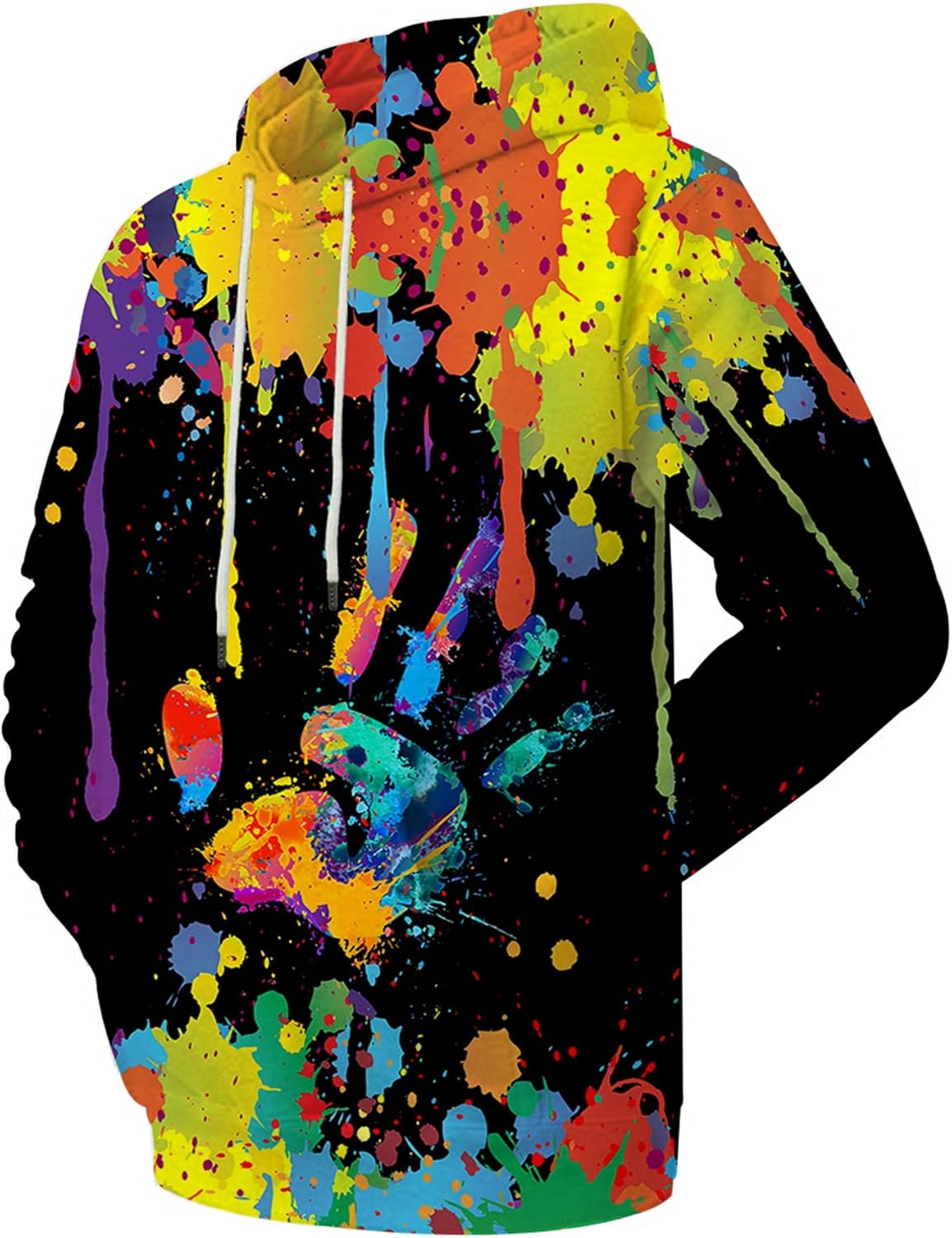 LAIDIPAS Hoodies for Men Women 3D Pullover Cool Hoodie Graphic Novelty Hooded Sweatshirts with Pocket - Image 3