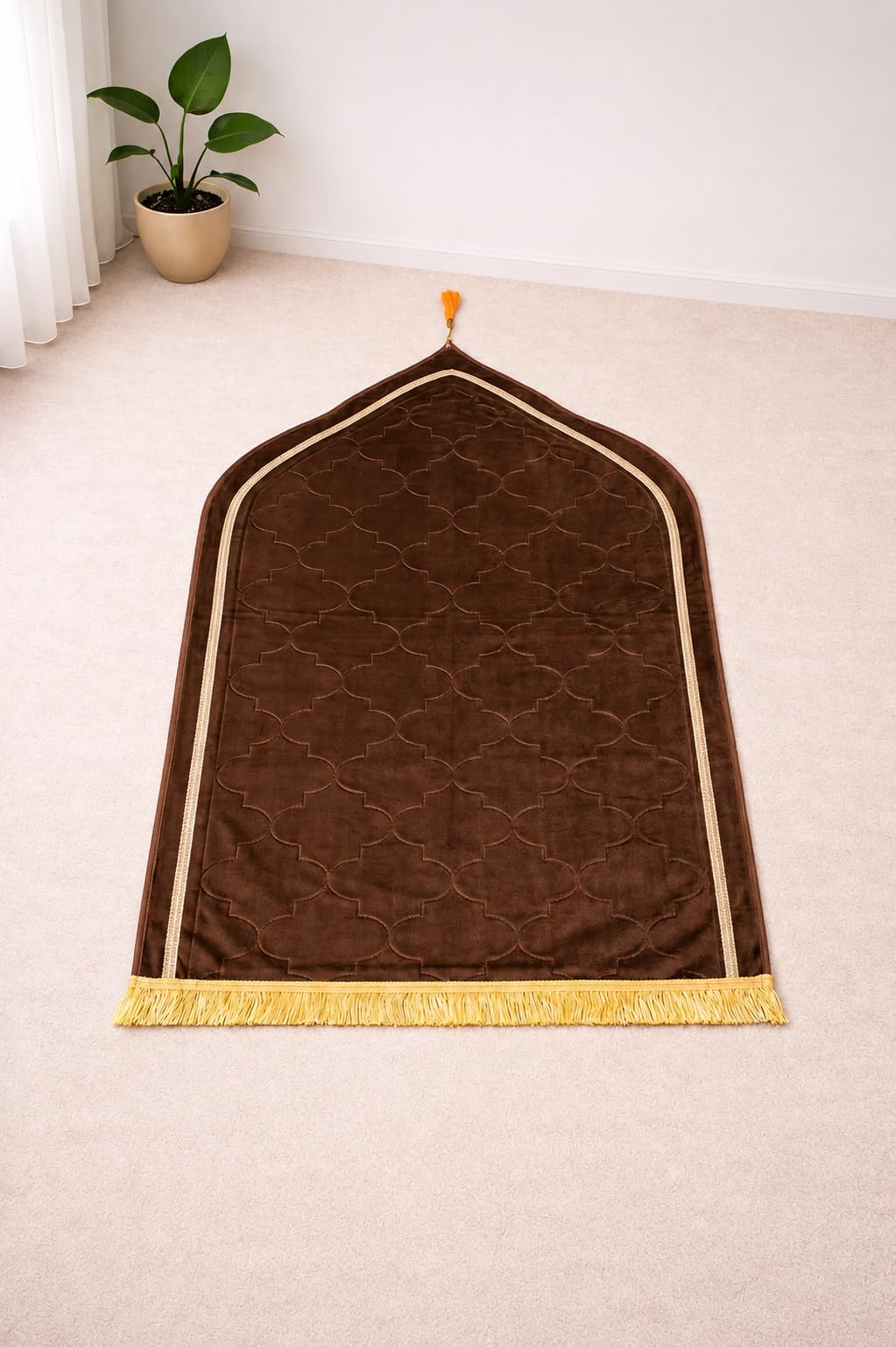 Janamaz Prayer Mat for Namaz – Premium Turkey Velvet Muslim Prayer