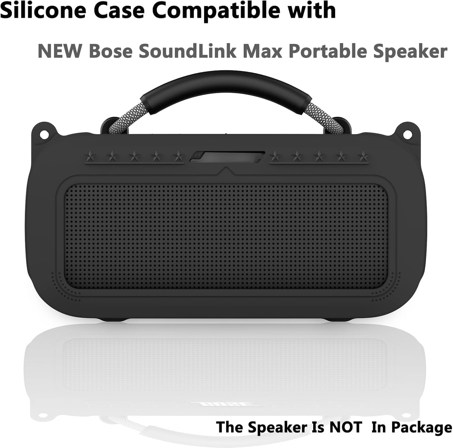 Custodia in silicone per altoparlante portatile Bose SoundLink Max, custodia morbida accessori (solo case)