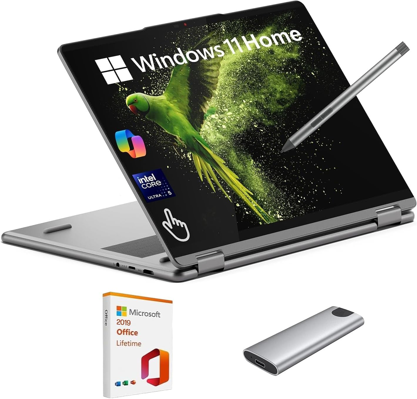 Lenovo Yoga 7i 2-in-1 Laptop, 16″ 2K Touchscreen AI Copilot+ PC, Core Ultra 5 22…