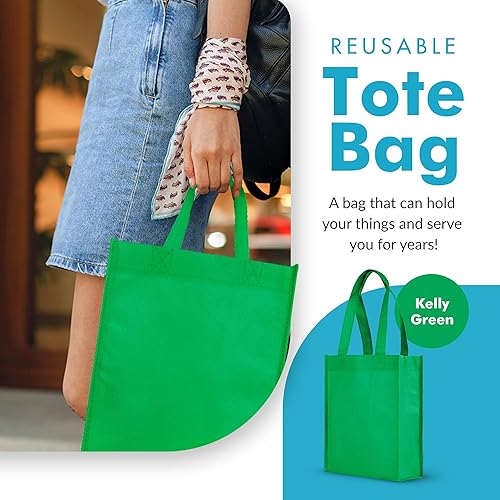 Miniatura 6 de Pack de 25 bolsas reutilizables para regalos, fiestas, almuerzo., Amarillo