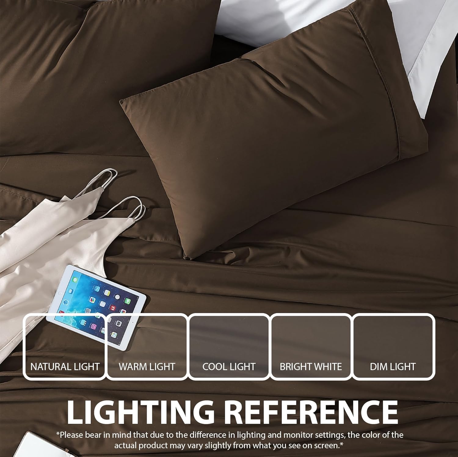 Twin Brown Ultra Soft Microfiber Sheet Set