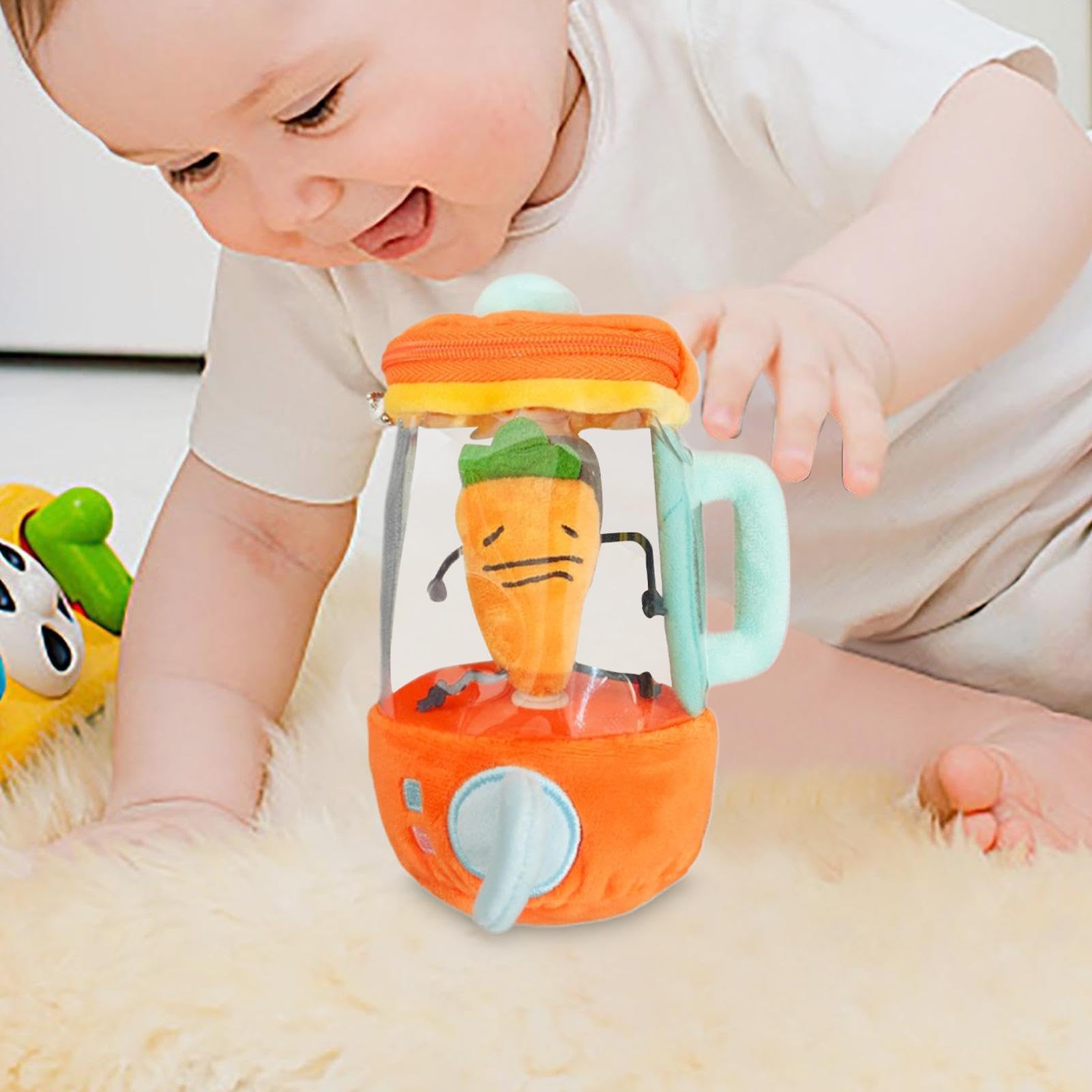 Amazon.co.jp: キャロットジューサーぬいぐるみ、ぬいぐるみニンジン