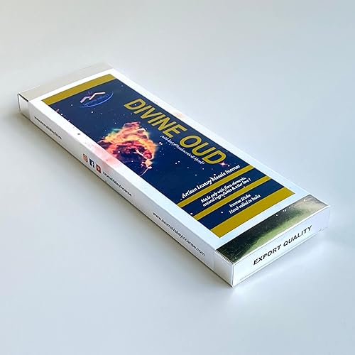 Miniatura 2 de Aroma Valley Oudh - Varillas de incienso (madera de garabata) - Incienso artesanal Masala de lujo - Incienso de larga duración hecho a mano con más
