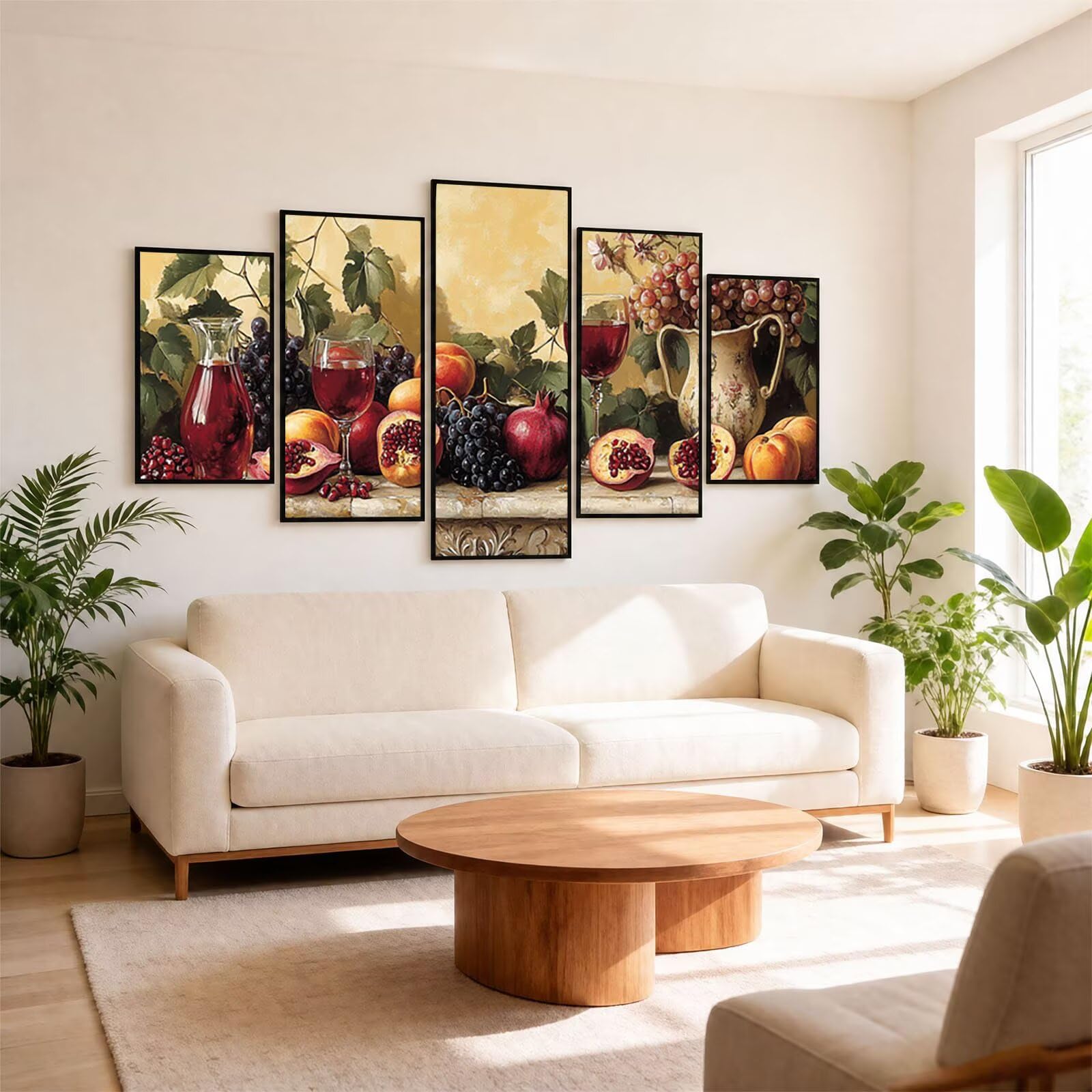 5-pak diamentowych obrazów dla dorosłych, roślina, trzy rozmiary, na płótnie, model 0467 | Kreatywne dla dorosłych 5D DIY kamienie stras malowanie według numerów dorośli dekoracja do salonu prezenty dla kobiet