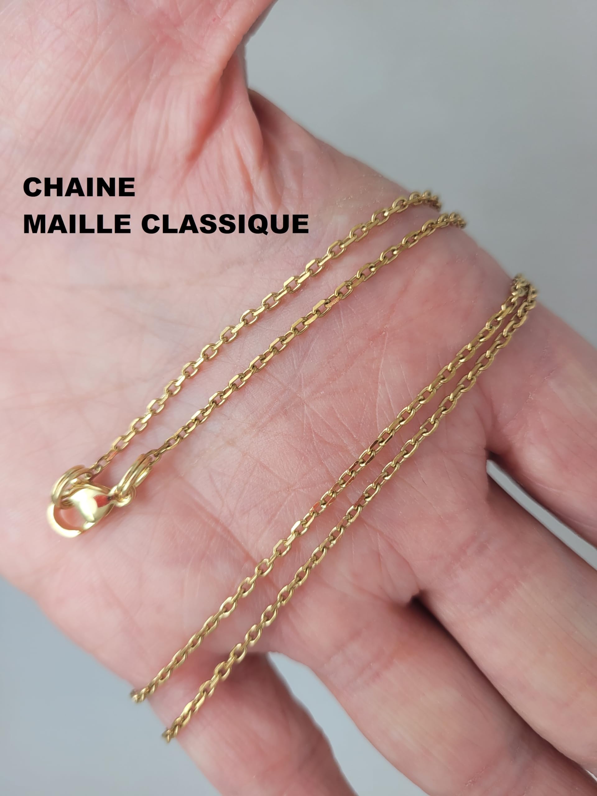 Bola de Grossesse Lisse Personnalisable Ton Or Médaille Gravée Mini Nous Petits Pieds Chaîne Satellite ou Classique Pierre Fines cadeau future maman