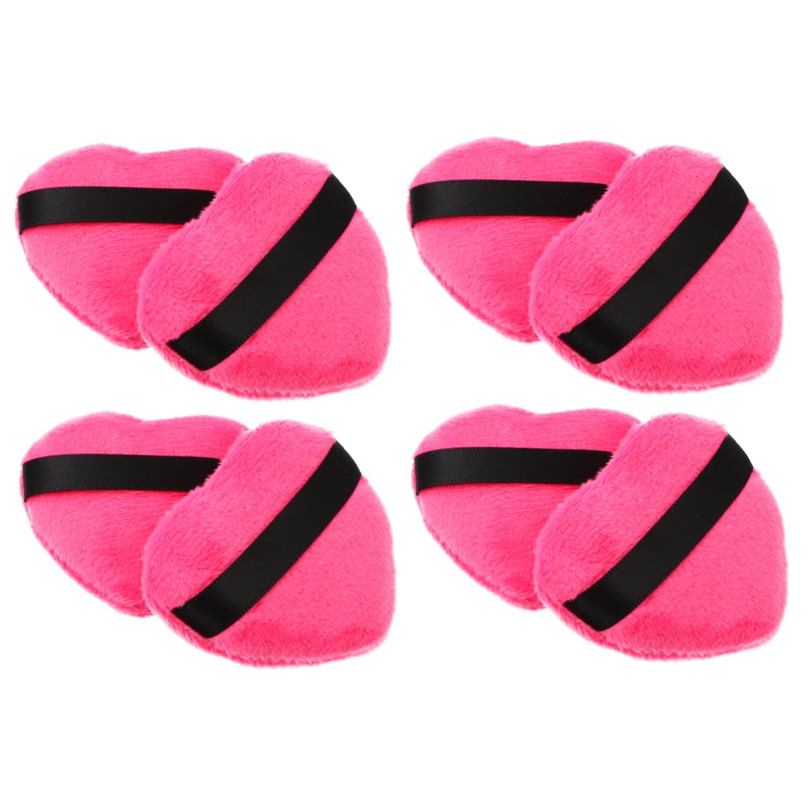 Vaguelly Cosmetic Cushion Set 8pcs Face Powder Puff Gentle on Skin for Daily Use