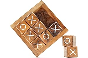 BSIRI: Tic Tac Toe for Kids and Adults, Coffee Table Living Room Decor