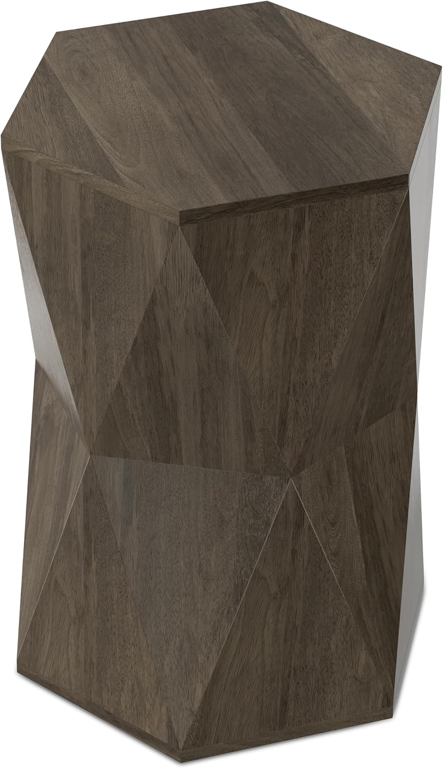 SIMPLIHOME McKinley Side Table - 20 inch Wide Solid Wood Table in Ash Grey, Contemporary End Table, Accent Table, Nightstand for Living Room or Bedroom with Storage, Assembly Required