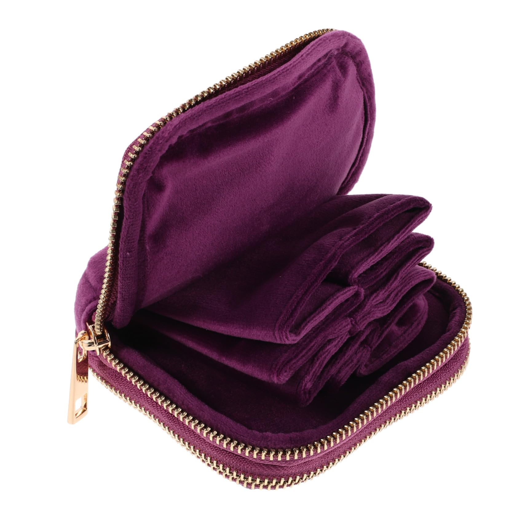 Organisateur de bijoux de voyage IMIKEYA compact et rigide avec fermeture zippée