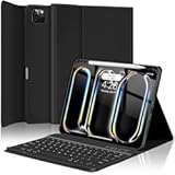 TQQ for iPad Pro 11-inch Case with Keyboard &lpar;M4&comma; 2024&rpar;&comma; iPad Pro 11" &lpar;5th Generation&rpar; Keyboard Case - Magnetic Wireless Detachable Keyboard Cover with Pencil Holder &lpar;Black&rpar;