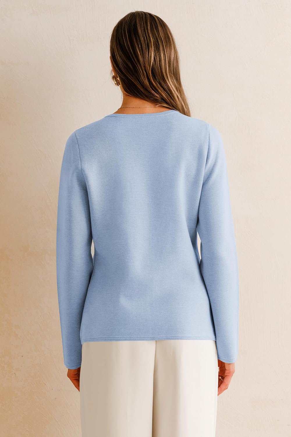 Arach&Cloz Womens Wool Blend Sweater Blazers Business Casual Jacket with Pockets 2026 - Image 3