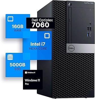 Amazon.com: Dell Optiplex 7060 Tower Desktop Computer | Intel i7