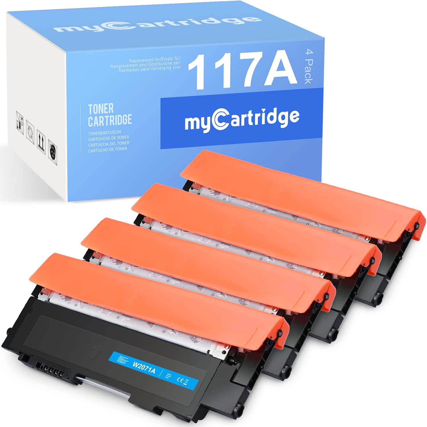 Huismerk HP 117A Toners voor HP Color Laser 150a, MFP 178nw, 179fnw