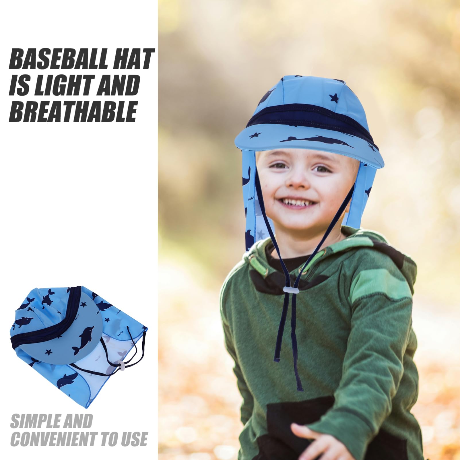 GALPADA 4stücke Mädchen Sonnenhut Mit Nackenschutz Atmungsaktive Kappe Für Jungen Und Mädchen Uv-Schutz Für Strand Und Outdoor-aktivitäten Trendiges Design Für Sommer