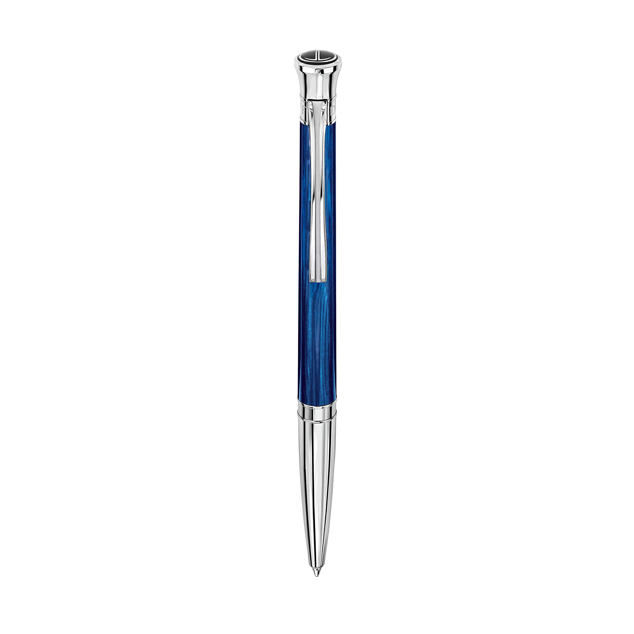 DAVIDOFFVenice Ballpoint Pen (Chrome - Blue)