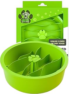 Mighty Paw Slow Feeder Dog Bowls | Dog Slow Feeder Bowl, Dog Food Bowl, Dog Bowl Slow Feeder, Slow Feeder Dog Bowl Large B...