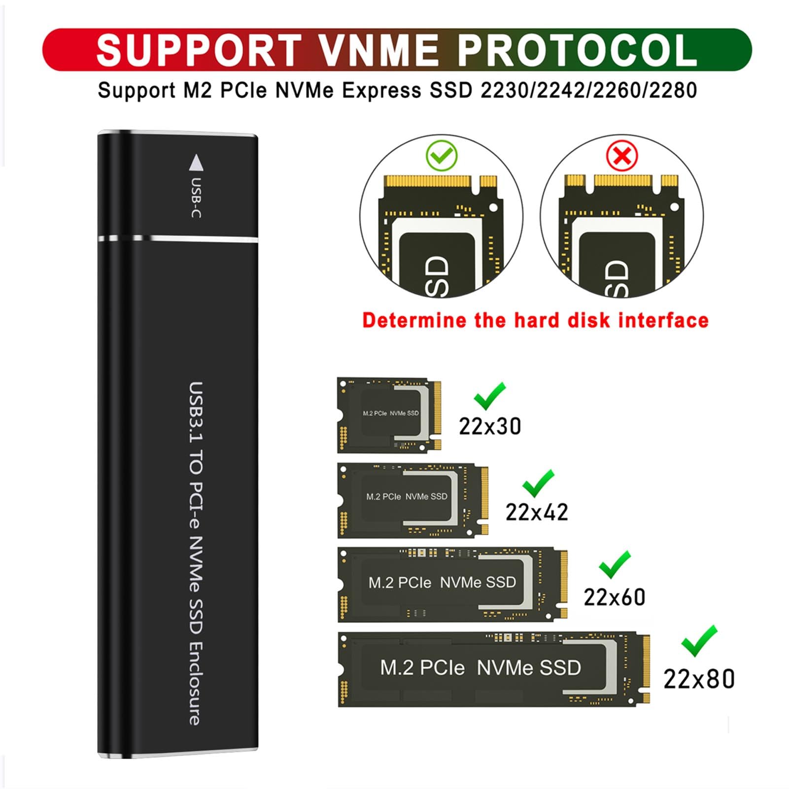Amazon.co.jp: Locadence M.2 NVME SATA SSD エンクロージャ