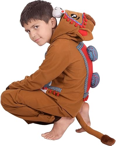 Miniatura 3 de A2Z 4 Kids Disfraz de camello de Navidad para niñas y niños, disfraz de camello de Navidad de primera calidad, juego escolar, disfraz de camello