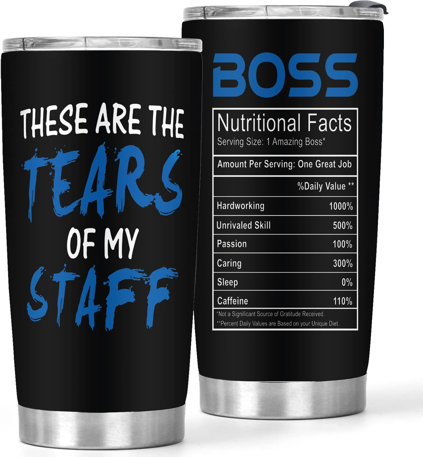 Black Boss Tumbler