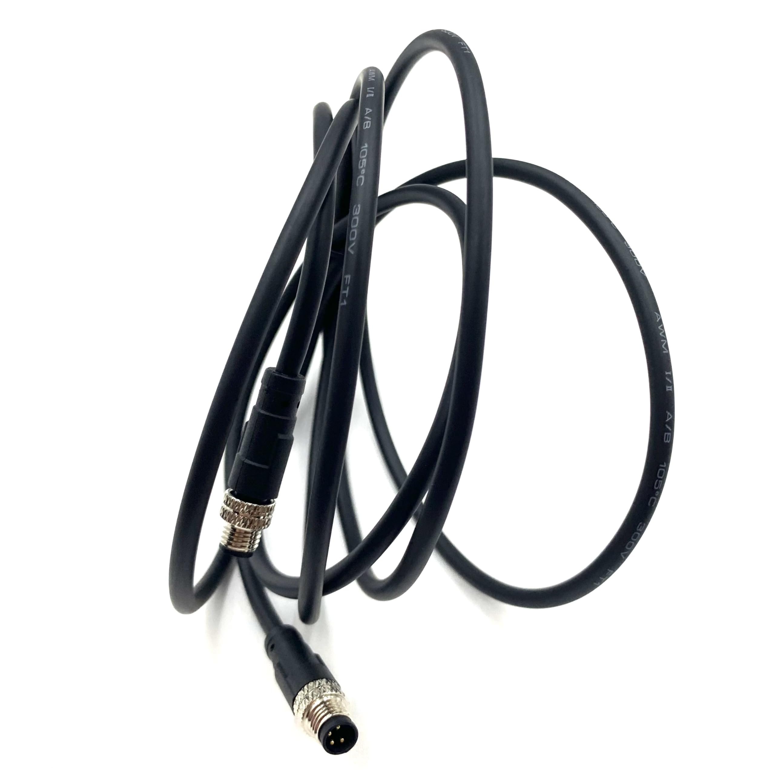 M8 Kabel 4-polig – Weiblich-zu-weiblich, A-codiert, 1 M, PVC, IP67, 30V/3A, Für Sensorik & Automation