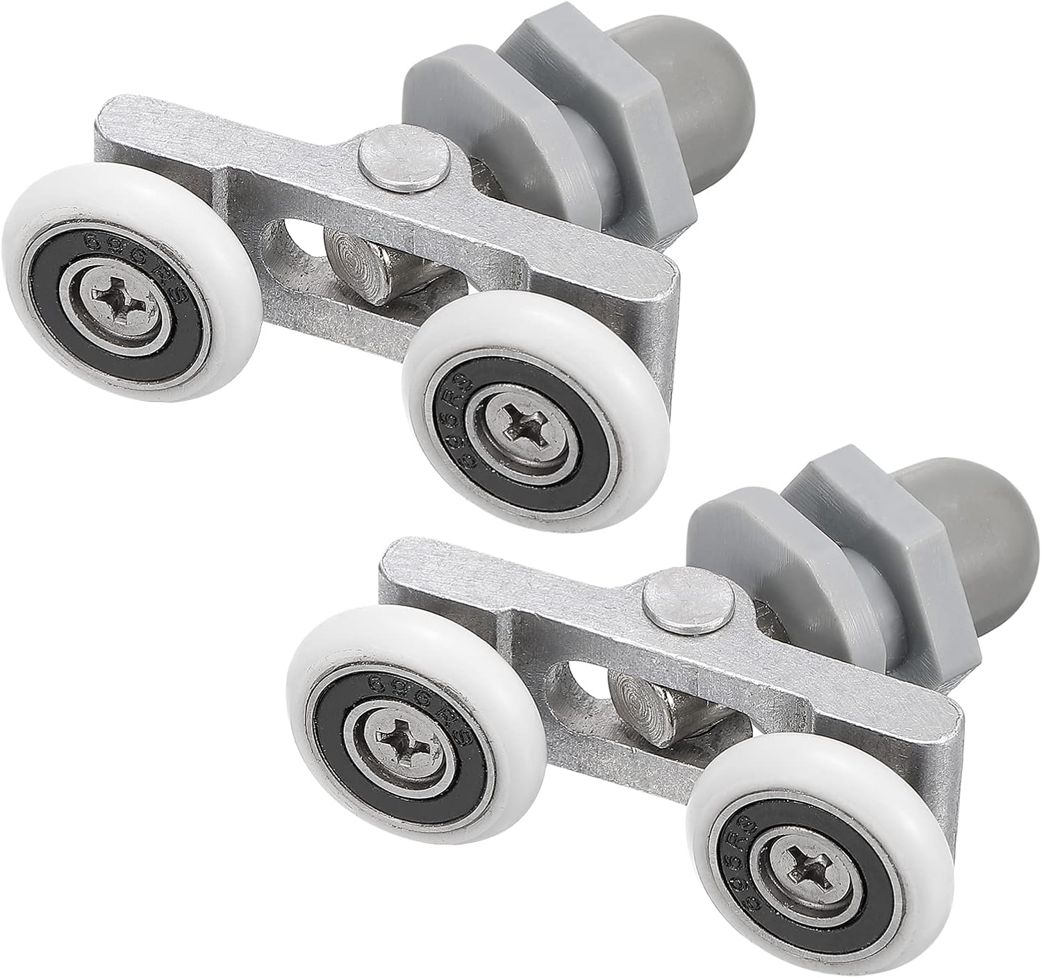uxcell Shower Door Rollers, Shower Twin Roller with 20mm Diameter