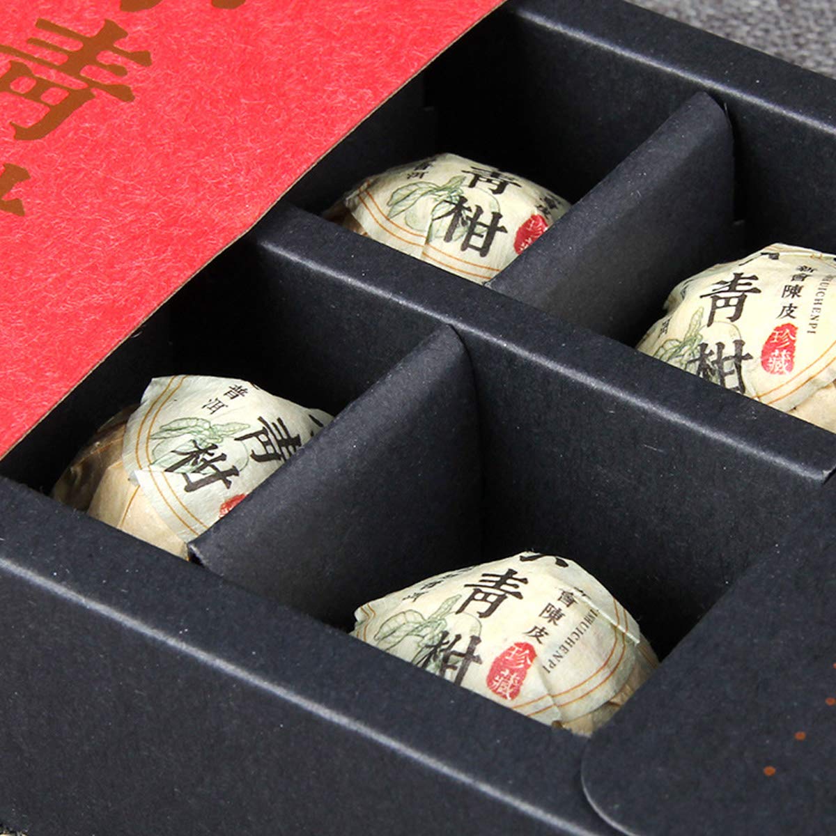 Chinesischer Pu'er Tee Nettogewicht 130g （0.286LB） Reifer Puer Tee Schwarzer Tee Getrocknete Orangenschale Mini Tuocha Alte Bäume Pu erh tee Gesundheitswesen Pu er Tee