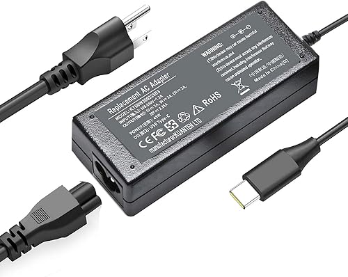 Cargador USB-C de 45 W para Lenovo ThinkPad X1 Carbon 5ª 6ª 7ª 8ª generación Chromebook 100e 300e 500e C330 C340 S330 Yoga C930 C940 C740 S730 730S