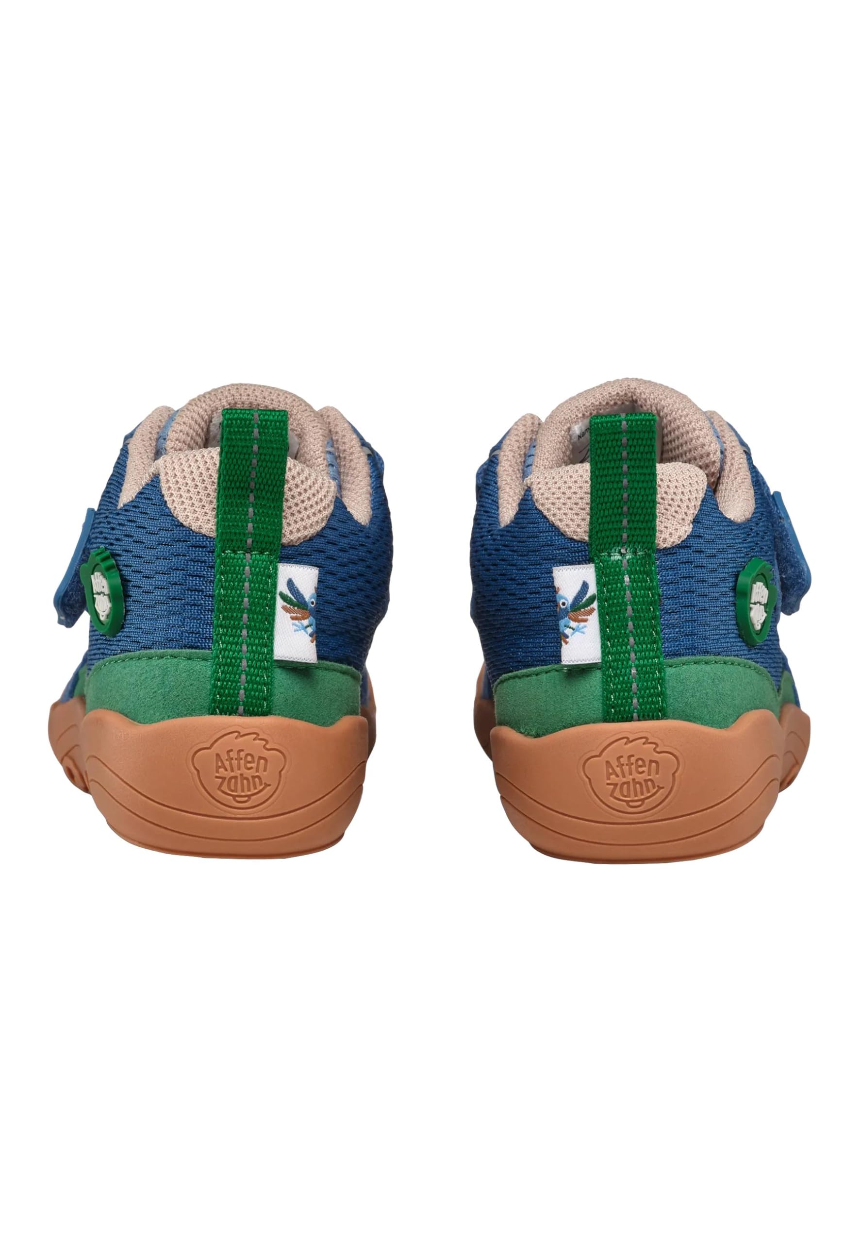 Affenzahn Halbschuh Vegan Cheerly mit Klettverschluss, Atmungsaktiv, Leicht, Flexibel in Größe 21-35