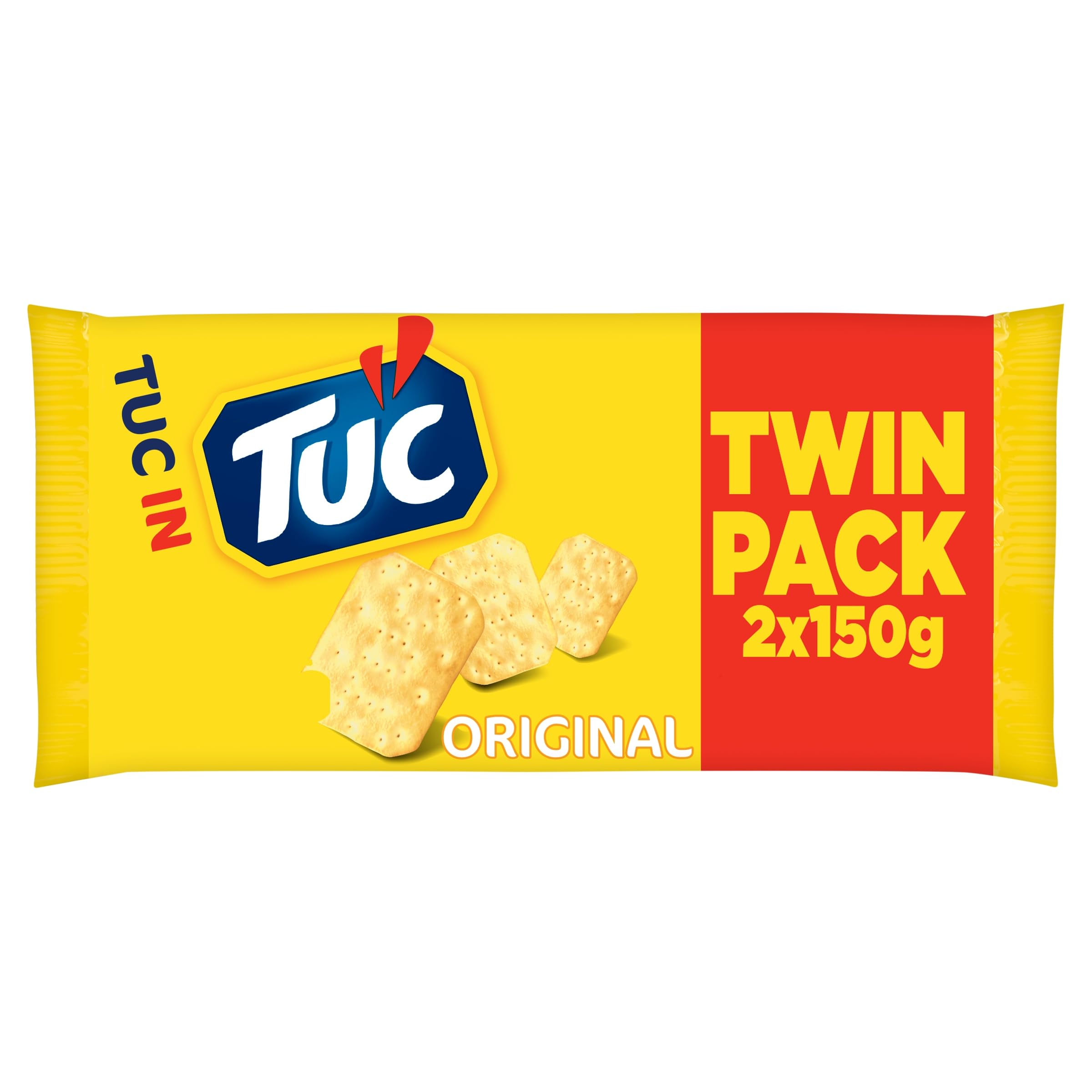 JACOB'S TUC Original Twin Pack, 2 x 150 g (Pack of 6)