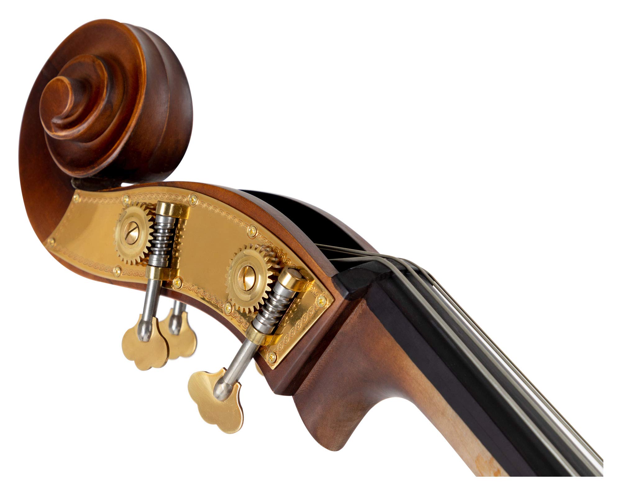 Classic Cantabile DBP-110 Kontrabass - 3/4 Größe - Korpus aus gesperrtem Holz - Hals: Ahorn - Griffbrett: Blackwood - inkl. Bogen, Gigbag und Kolofon