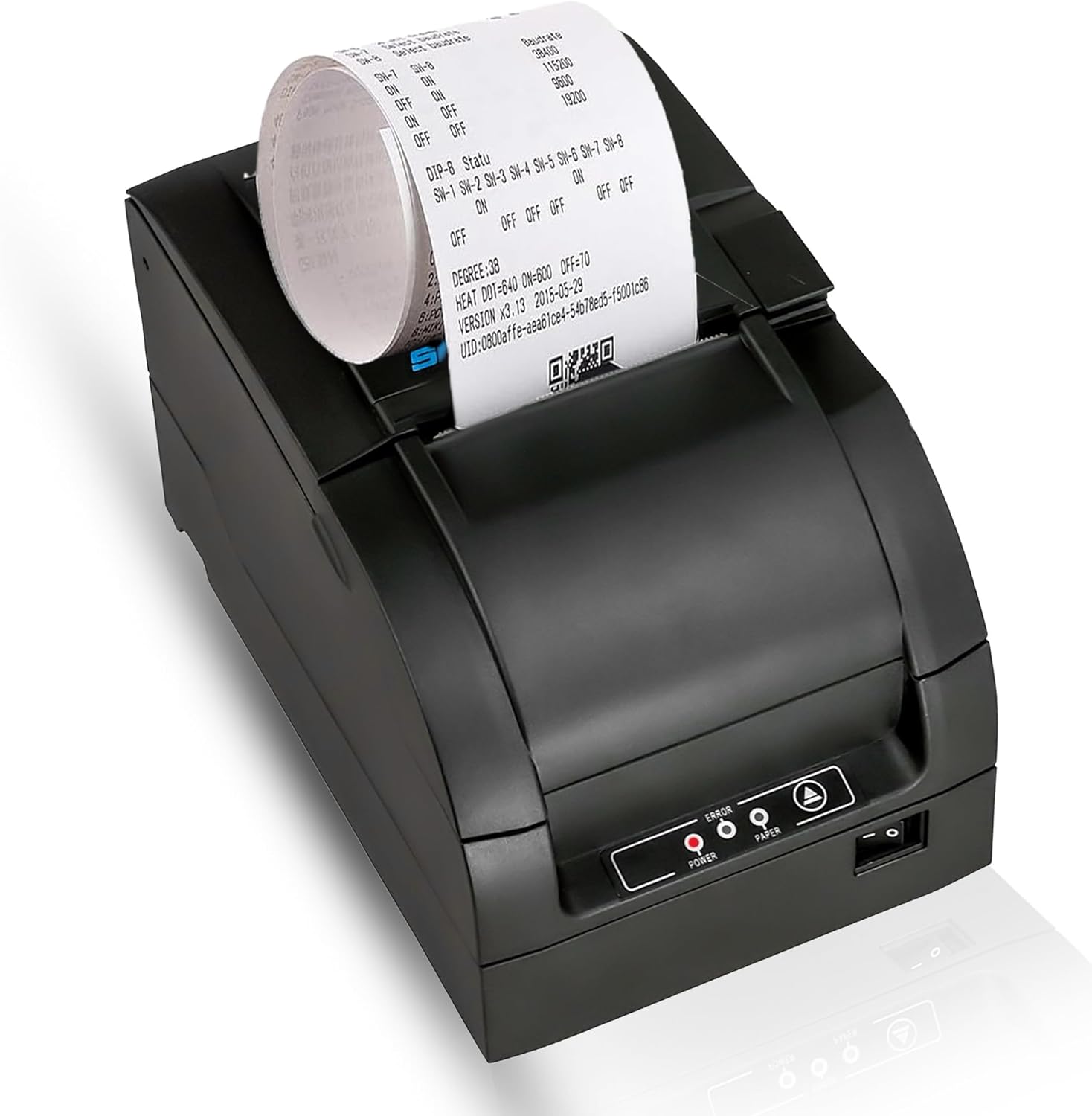 SNBC BTP-M300A Receipt Printer, Kitchen Printer with Auto Cutter and Internal Power Supply | Windows Driver and iOS/Android/Linux SDK | Fade-Resistant Dot Matrix Printer (USB, Serial, Ethernet)