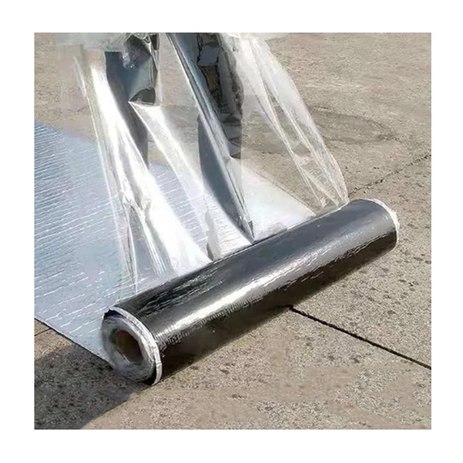 ASDQWER Waterproofing Roof Cladding，Asphalt Roof Shingles Repair Tape,Self Adhering Underlayment，Underlayment Single Roll，Roof Protector Underlayment Roll，Roll Flashing Tape(THK1.5mm/W0.2*L10m)