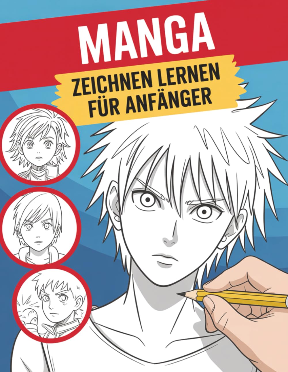 Manga Zeichnen Lernen Für Anfänger: Ein visueller Schritt-für-Schritt-Weg zum Erstellen von Manga-Figuren, Gesichtern und Emotionen – Perfekt für Einsteiger und kreative Köpfe