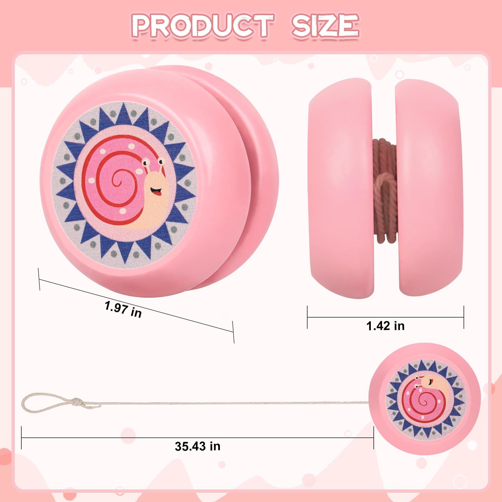 24 Pcs Yoyo for Kids Party Favors for Kids Classroom Must Haves Birthday Goodie Bag Stuffers for Kids Pinata Return Gifts