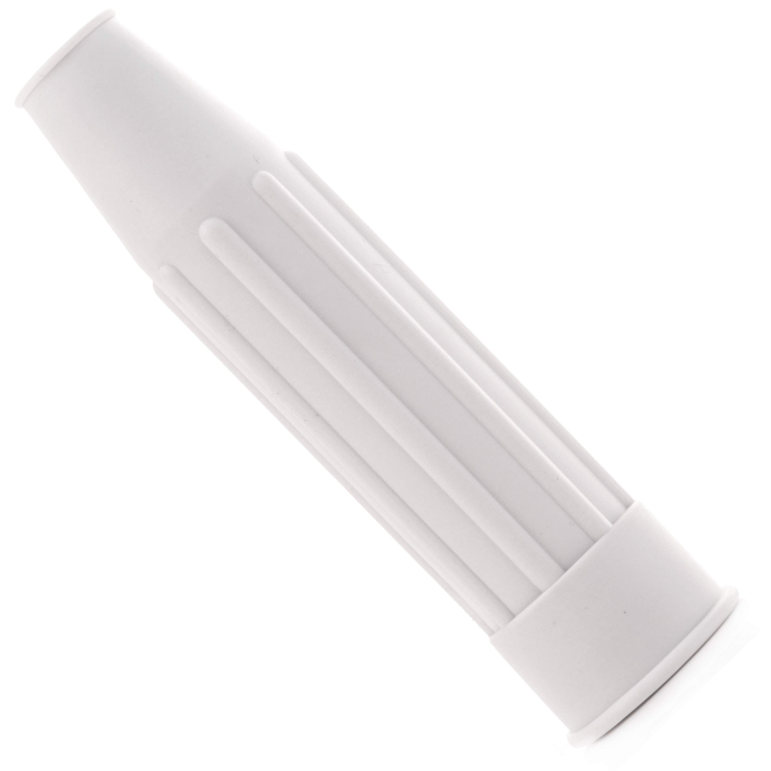 White Hinge Limited Large Tap Faucet 3/4 Inch Splash Preventer Tap Swirl