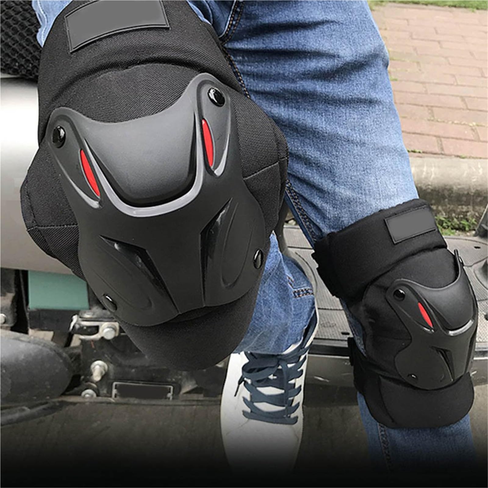 Ginocchiere Per Moto, Protezioni Per Ginocchia Da Motocross, Protezioni Per Sci, Ginocchiere, Tutore Per Ginocchio, Strumento Di Supporto Per Moto